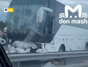 Три пассажира автобуса «Волгодонск-Москва» пострадали на трассе М-4 «Дон»