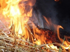 В Морозовском районе сгорели тюки сена