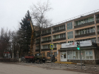 Бюджетники начали украшать Волгодонск к Новому году