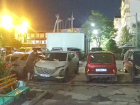  Работал пузатый мужик: появилось видео поджога кроссовера на В-9