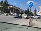 Из-за ДТП на площади Гагарина временно было ограничено движение в сторону химзавода