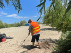 Пляж на оросительном канале привели в порядок