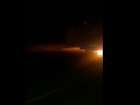 Зерновоз загорелся на трассе в Волгодонском районе
