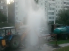 Высоченный коммунальный фонтан забил в Волгодонске
