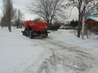 На борьбу со снежной стихией в Волгодонске брошены все силы коммунальных служб