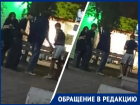 «Залезли на фонарный столб и разбили плафон»: очевидцы о вандалах на площади ДК Курчатова