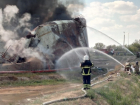 35 пожарных пытаются потушить пожар в районе ТЭЦ-2