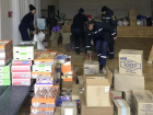 Почти семь тонн гуманитарной помощи беженцам доставили в город спасатели Волгодонска 