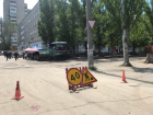 Рабочие приступили к асфальтированию дороги в районе рынка «Машенька»