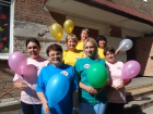 Библиотекари Волгодонска вышли на улицы города с баннерами и воздушными шарами