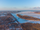 Цимлянское водохранилище показало «ледяной рост» 