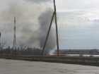 В Волгодонске на Сухо-Соленовской балке возник ландшафтный пожар