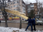 Таинственная конструкция, повисшая на деревьях у памятника Платову, больше не угрожает волгодонцам