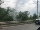 На путепроводе произошел порыв водопровода