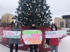 В Волгодонске волонтеры с помощью самодельных плакатов воззвали к совести водителей