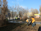К уборке города от прошлогодней листвы и мусора приступили в Волгодонске