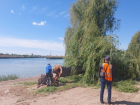 Городской пляж Волгодонска начали приводить в порядок