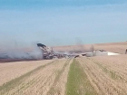 Жесткую посадку на поле совершил под Морозовском бомбардировщик Су-24