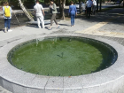 В Волгодонске прохожие самовольно попытались включить фонтан и залили водой его электронасос