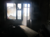 Сгорела квартира на проспекте Курчатова