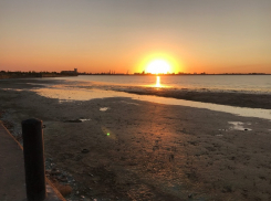 Цимлянское водохранилище отступило от набережной Волгодонска