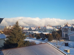 Ужасающе красивые облака нависли сегодня над Волгодонском