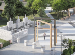 Циклопические ворота, мангальная площадка с фонтаном: под Цимлянском необычно благоустраивают станицу