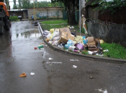 В Волгодонске мусорная война в переулке Вокзальном грозит превратить всю округу в большую помойку
