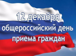 Волгодонцев ждут в приемной президента в День Конституции РФ