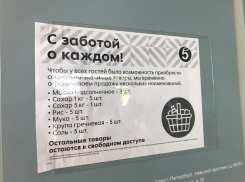 Не больше 5 штук в руки: нормы отпуска некоторых товаров ввели в магазинах Волгодонска
