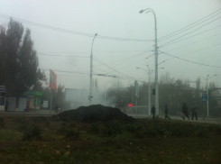 На Торговом целый час люди ходили мимо горящей мусорки и дышали гарью прямо на остановке – читатель «Блокнота Волгодонска»