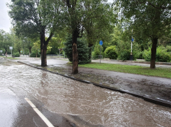 Проливной ливень вновь затопил улицы Волгодонска 