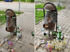 Волгодонцы пожаловались на мусор у ларьков и пивных заведений