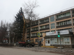 Бюджетники начали украшать Волгодонск к Новому году