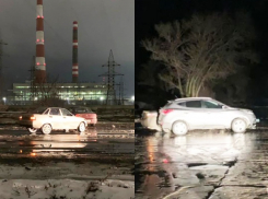 Сразу две аварии возле ТЭЦ произошли в Волгодонске из-за гололеда