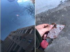 Неизвестные разбили лобовое стекло автомобиля во дворе МКД на улице Ленина