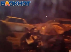 Последствия страшной аварии на мосту в Волгодонске попали на видео