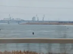 Гололед предательски маскирует опасность: залив в Волгодонске манит рыбаков, но таит угрозу 