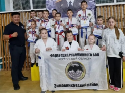 Пьедестал Чемпионата и Первенства Калмыкии покорили юные рукопашники из Зимовников