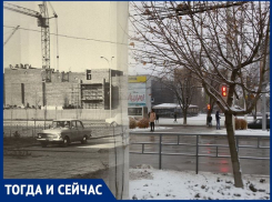 Волгодонск тогда и сейчас: кинотеатр «Комсомолец» строится 