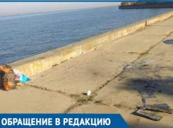 Волгодонцы возмущены переполненным мусором на Набережной В-9