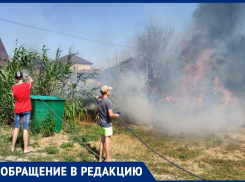 Опасный ливневый канал спровоцировал возгорание в квартале В-21 