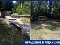 «Наши дети играют в грязи и мусоре»: волгодонцы пожаловались на состояние детской площадки на Морской