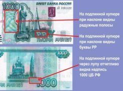 Полицейские Волгодонска рассказали, как распознать фальшивку 