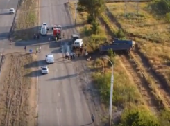 Смертельную аварию на Жуковском шоссе показали с высоты птичьего полета