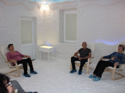 В Центре социального обслуживания граждан пожилого возраста и инвалидов открыли «соляную пещеру» 