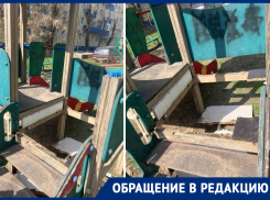 Детская площадка на улице Пионерской не в первый раз подвергается вандализму