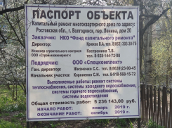 С начала года в Волгодонске капитально отремонтировали 19 многоквартирных домов