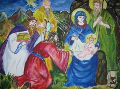 Волгодонские школьники нарисовали Иисуса Христа