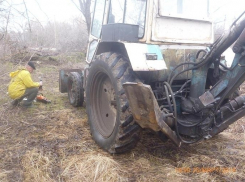 В Волгодонске остановили корчевателя на колесах